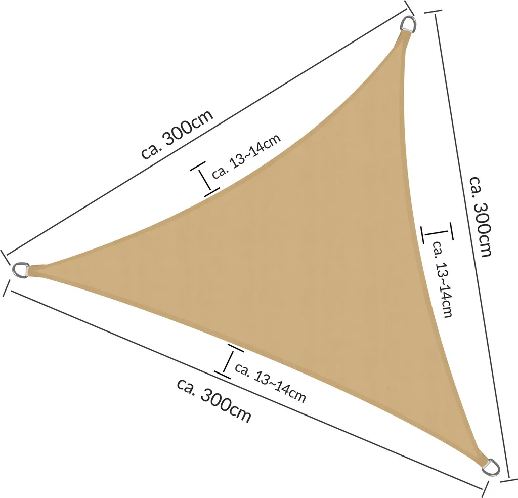 Tenda da Sole Sol Royal SolVision PS9 PES Triangolare - Qualità Certificata - 2