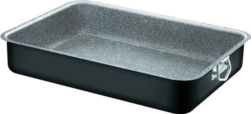 Plaque de cuisson aluminium 40x28 cm argentée pour pâtisserie et rôtis