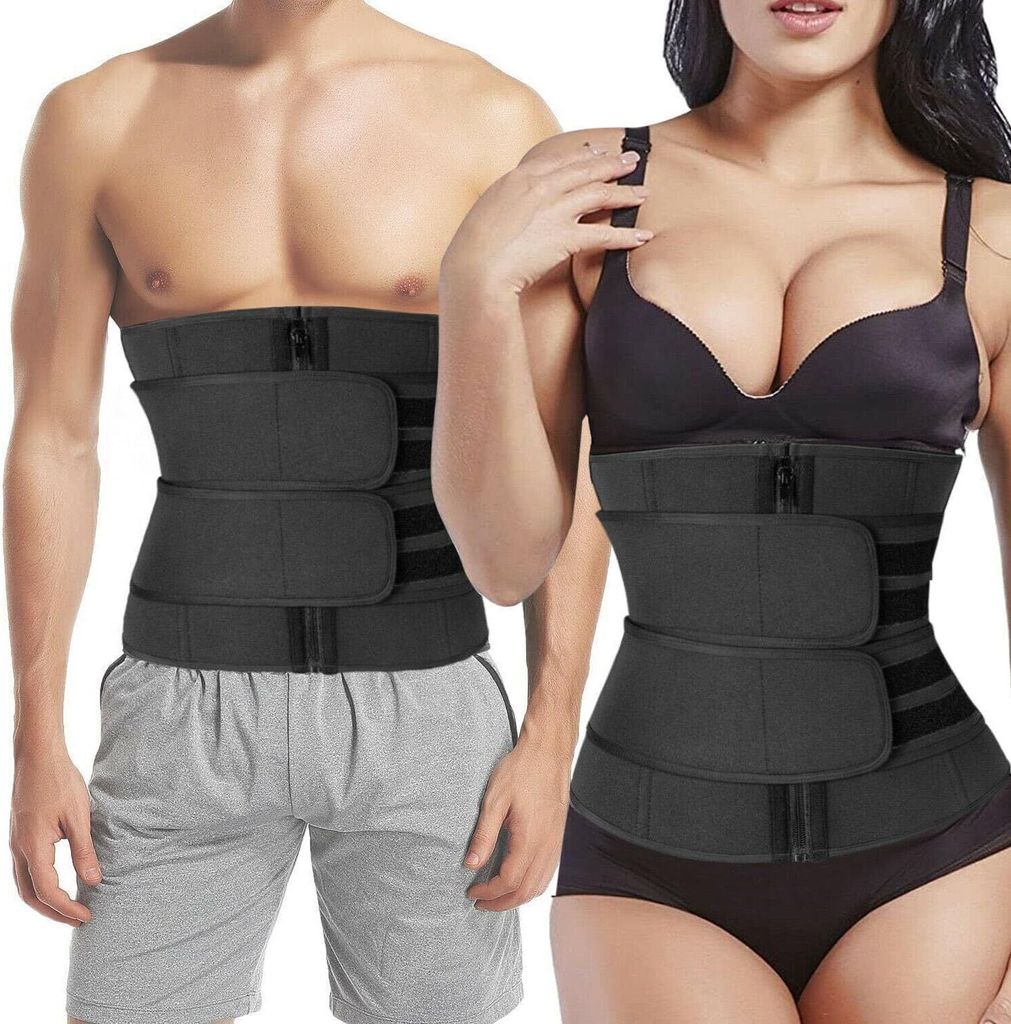 CAMBIVO Fascia Addominale, Cintura Uomo Donna, Fascia Lombare Regolabile, Sauna Addominali, Per Corsa, Palestra, Jogging, Yoga, Ciclismo, Esercizi Cardio | RDN Street Market