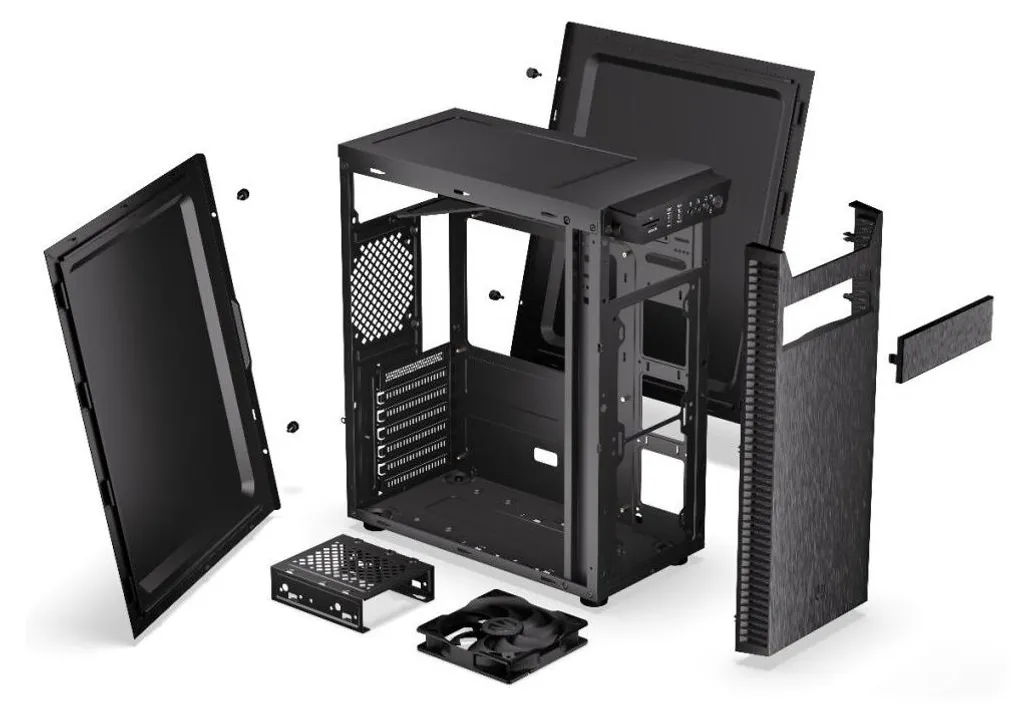 Boîtier PC Bureautique ENDORFY Armis 100 Solid Noir - Idéal Travail - 20