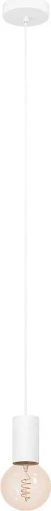 Eglo 900798 Pozueta 1 Bianco: Sospensione in Acciaio E27 65x1100mm