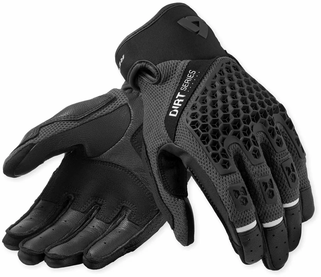 Gants Revit Caliber 2 Renforcés en Cuir et Textile Noir Gris 3XL