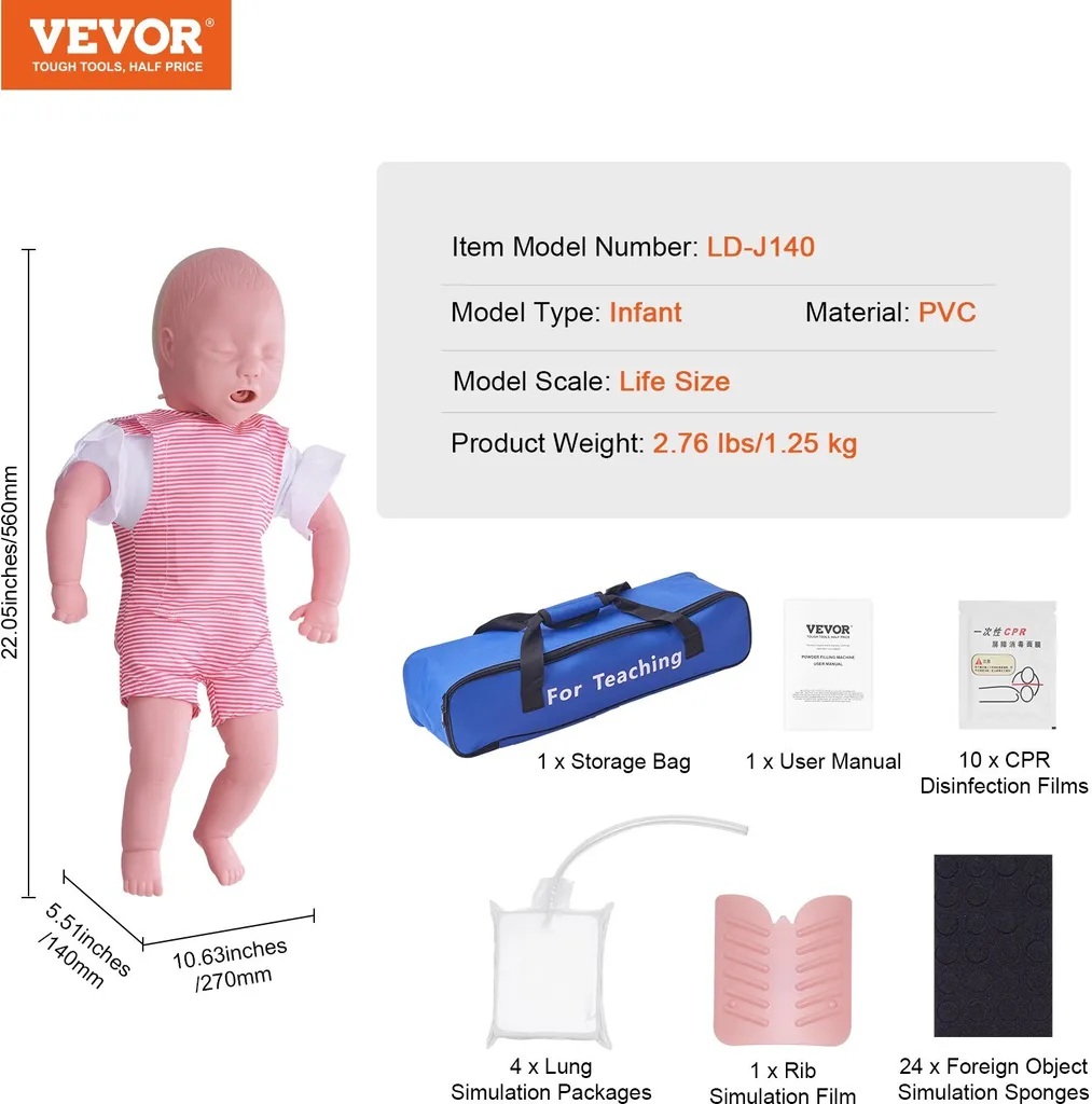 Simulateur de réanimation pédiatrique et mannequin de secourisme