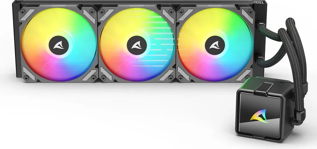 Refroidissement liquide Sharkoon S60 ARGB noir silencieux et puissant