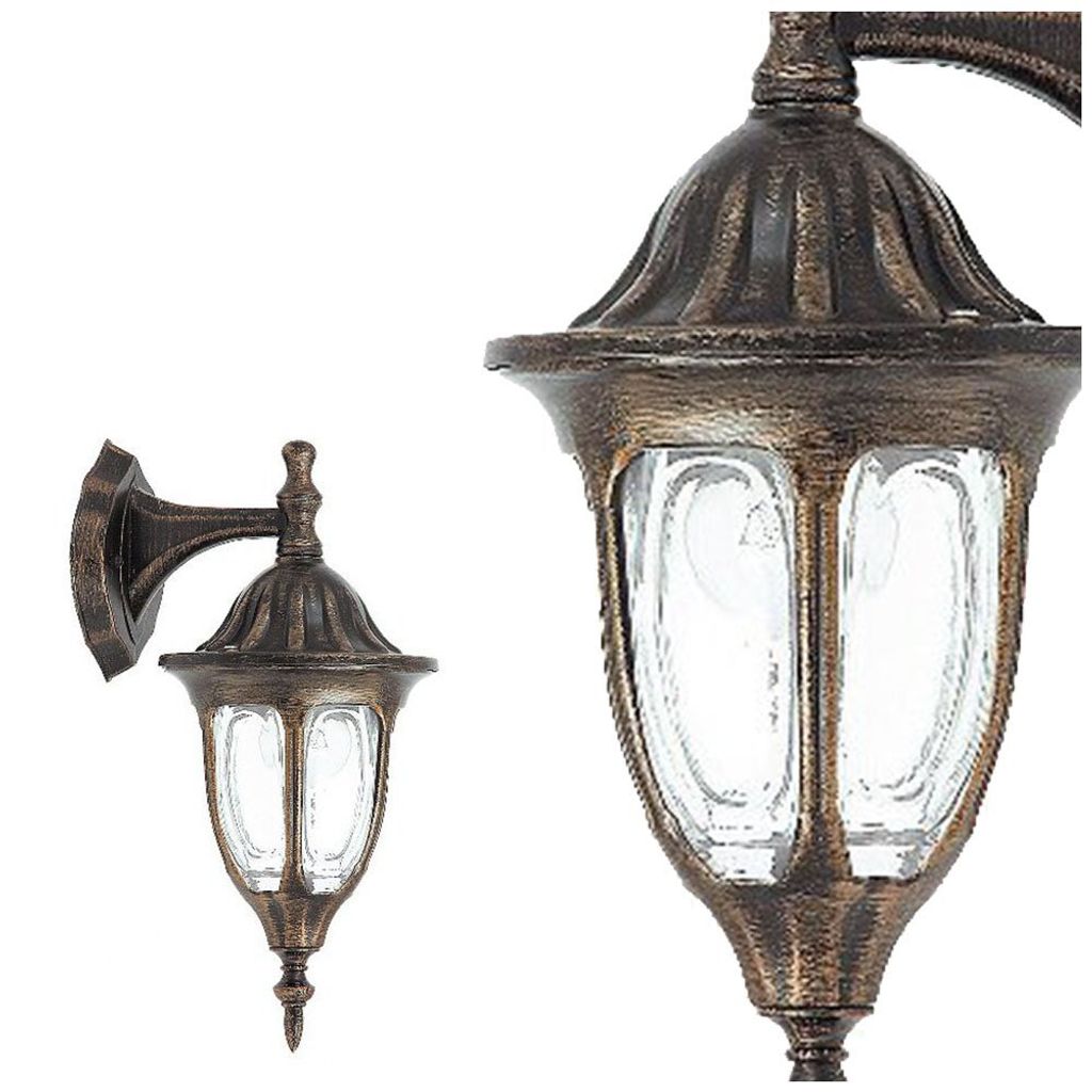 Rabalux 8371 Buitenwandlamp Milano, E27, goud, klassiek Productafbeelding 