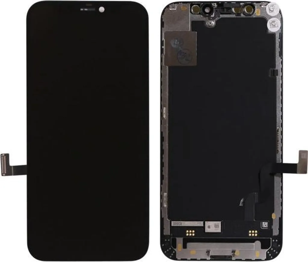 Écran LCD iPhone 12 / 12 Pro Haute Définition avec Vitre Noire Fine