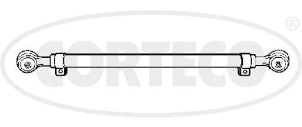 Barre d'accouplement renforcée CORTECO 49400706 rigide pour Kappa