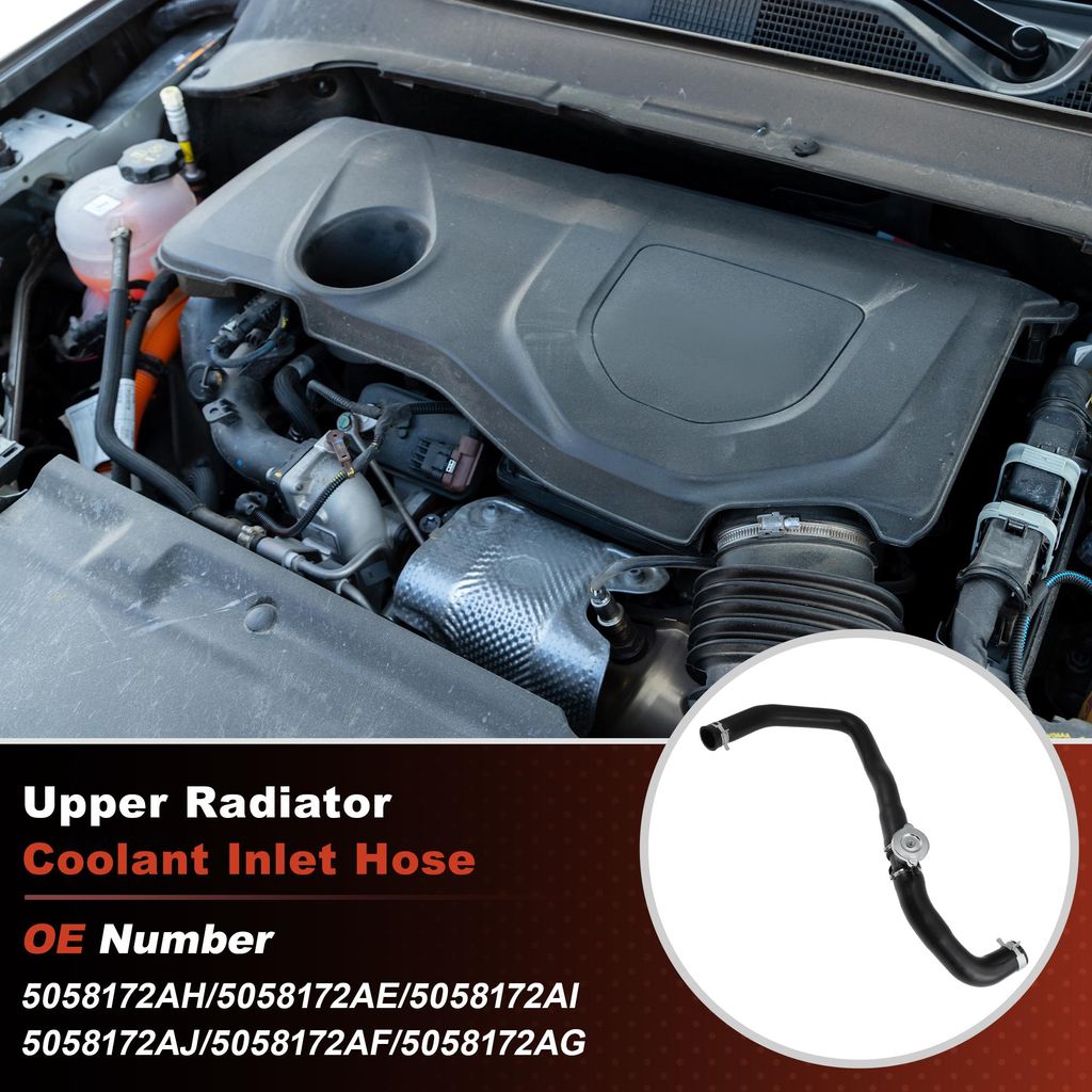 Obere Kühler Kühlmittel Einlass Schlauch Rohr für Jeep Compass Patriot 2.0L 2.4L 2007-2017 für Dodge Caliber 1.8L 2.0L 2.4L 2007-2012 Nr.505817...