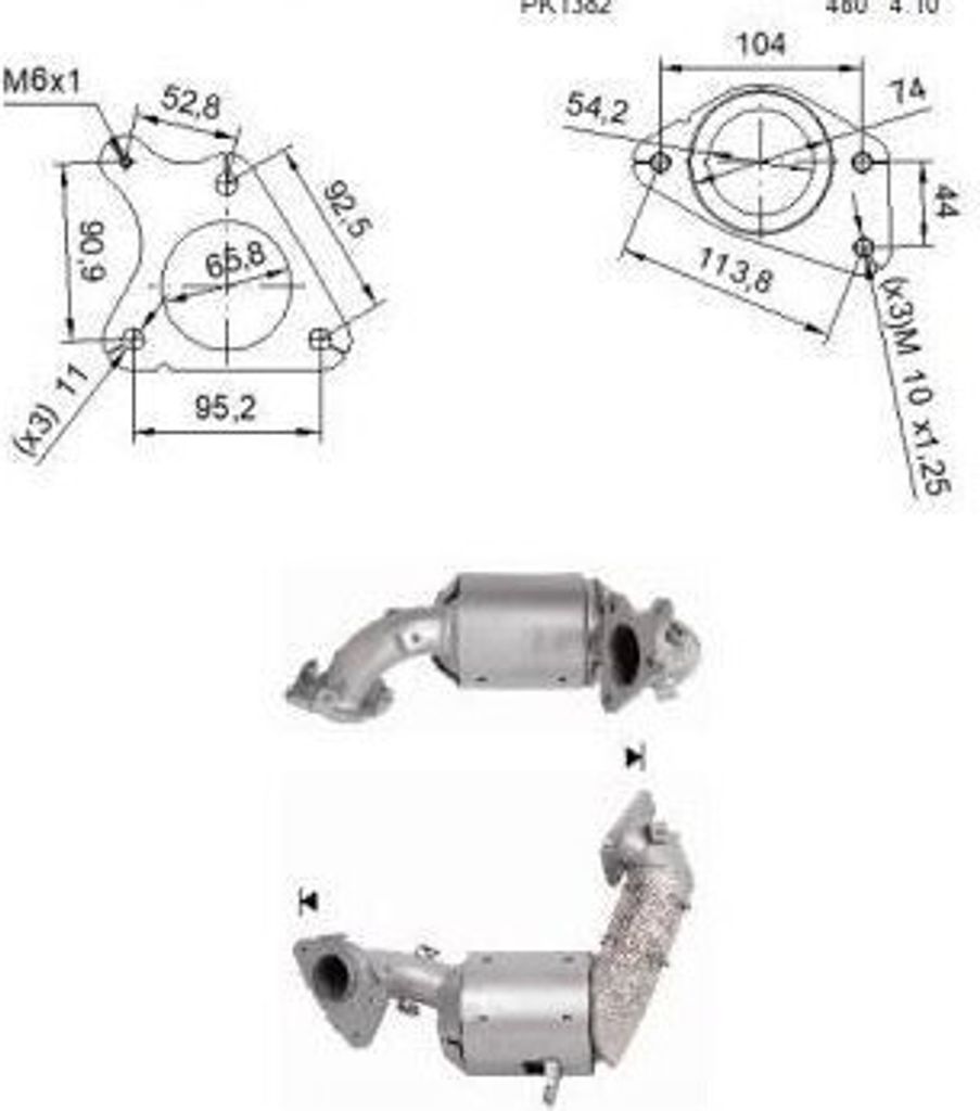 VEGAZ Katalysator Kat für RENAULT Clio IV Schrägheck (BH) Euro 5 Euro 6 DK-970