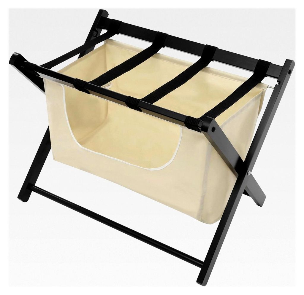 Gepäckträger mit klappbarem Design und abnehmbarer Aufbewahrungstasche, Kofferablage für Gästezimmer und Schlafzimmer, 63*45*50 cm