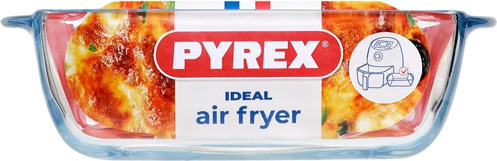 PYREX Preware plat à four, verre, 20x17 cm, 1 l, AIR FRYER, Image du produit 