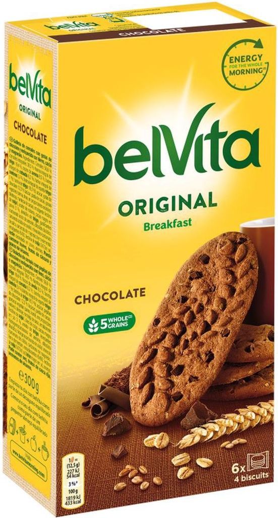 Belvita Kakao herbatniki zbożowe 300 g Zdjęcie produktu 