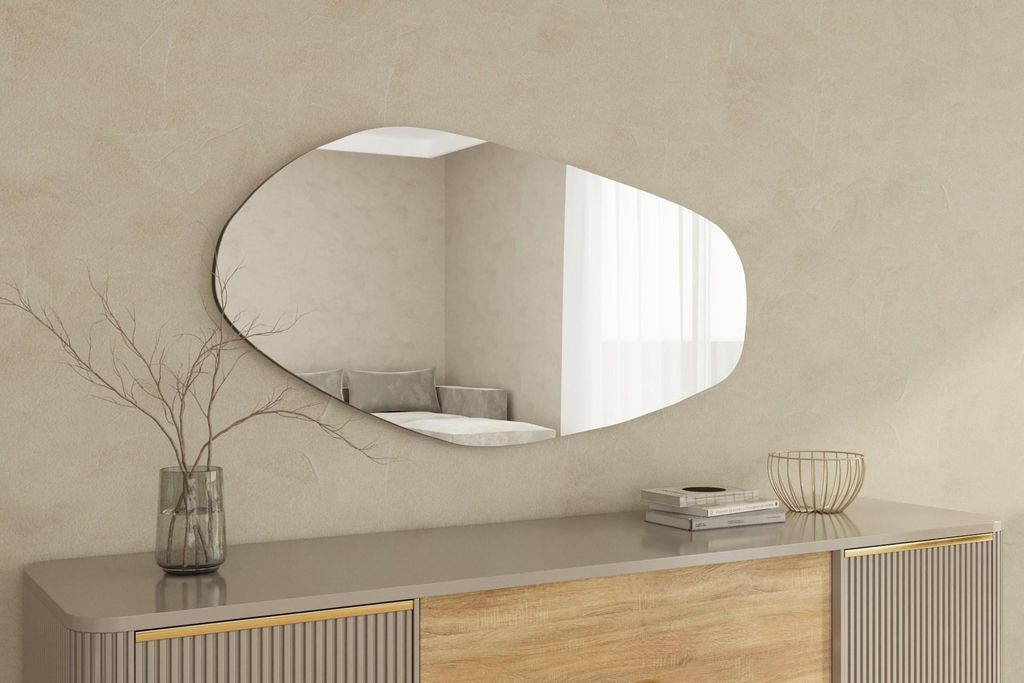 Skye Decor, Bella - Black, Spiegel, Schwarz, 100 % MDF, 60 Produktbild 