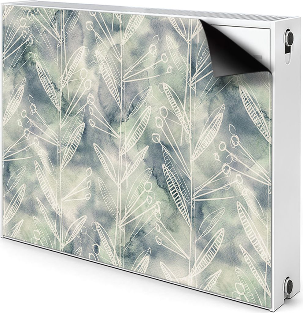 Magnet Heizkörper Heizkörper-Abdeckung Heizkörperabdeckung 80x60 cm - Pflanzen