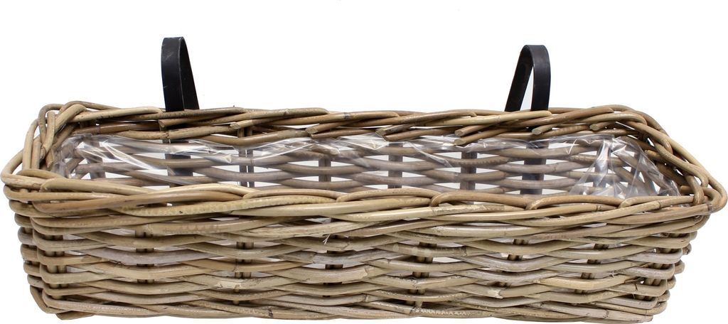 Balkónový kvetináč "Rattan" veľký Kvetinový kôš Kvetinový Obrázok produktu 5