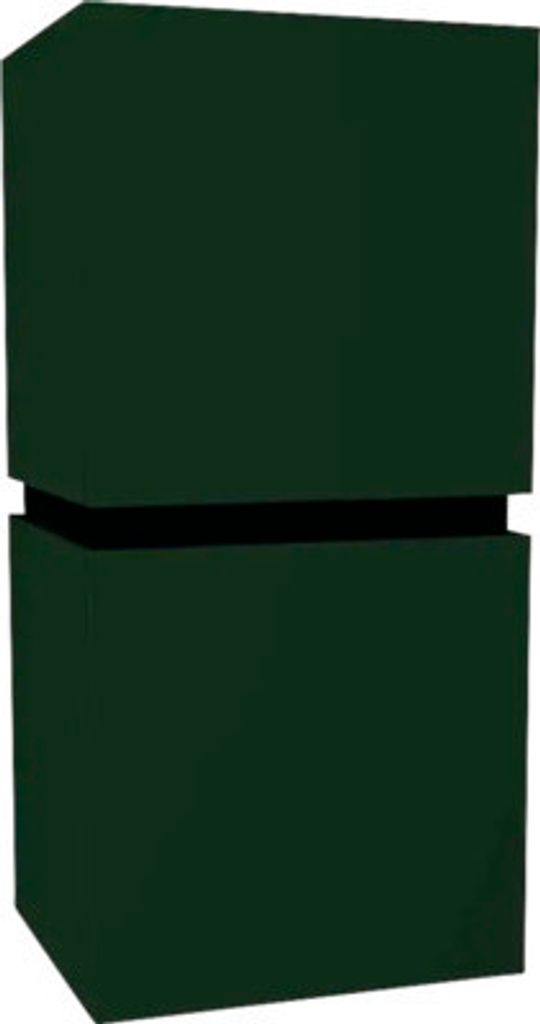 Hängeschrank mit 2 Türen und 1 Schublade Devo Viva 2.0 rechts BxHxT 40x84x35 cm conifer green supermatt