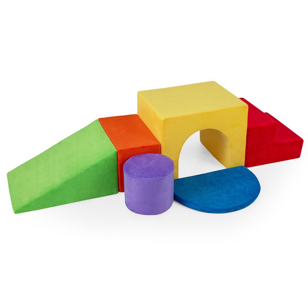 COSTWAY Set di 6 blocchi in schiuma, blocchi in schiuma per Immagine del prodotto 