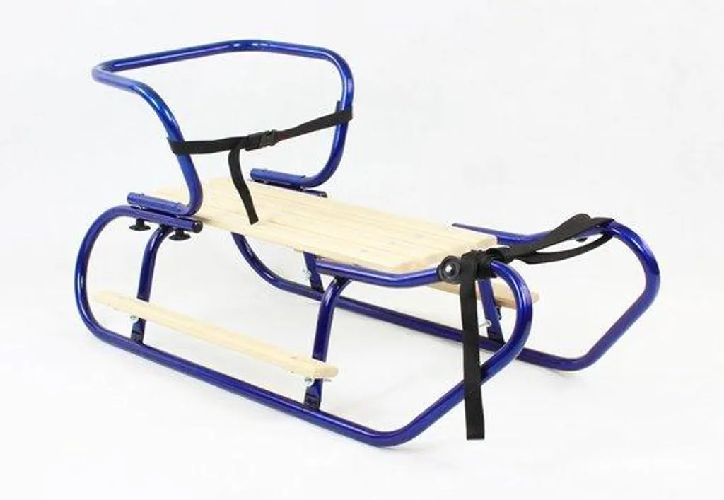 Siège métal et bois sécurisé avec repose-pieds et ceinture ajustable XL