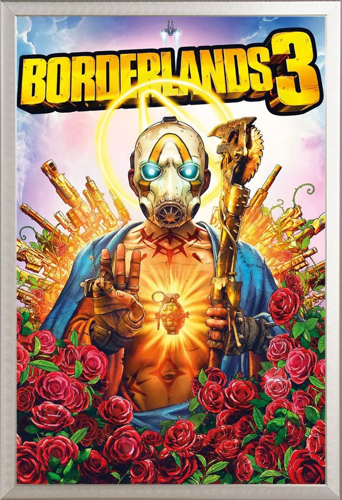 Arredamento Gaming: Poster Borderlands 3 in Cornice Shinsuke Argento