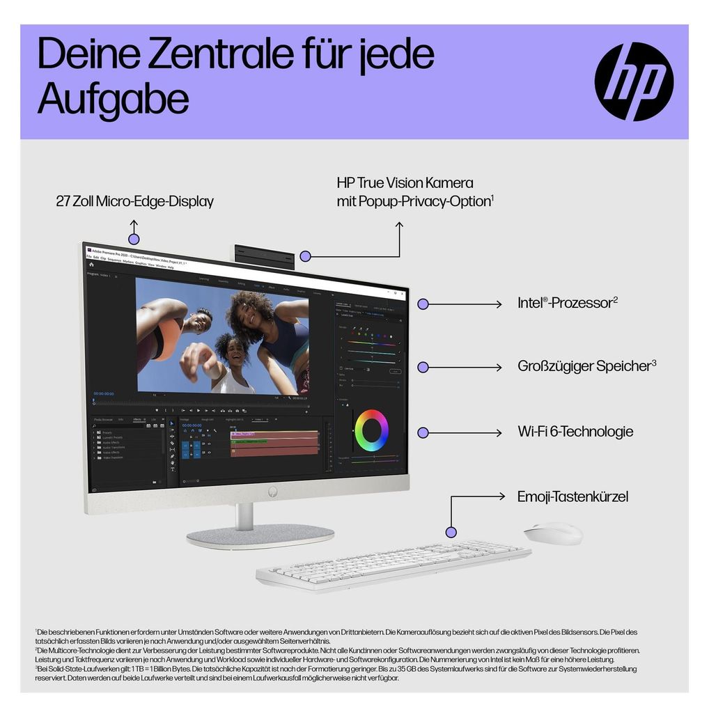 HP 27-cr0402ng - All-in-One (Komplettlösung) - Core i5 Produktbild 