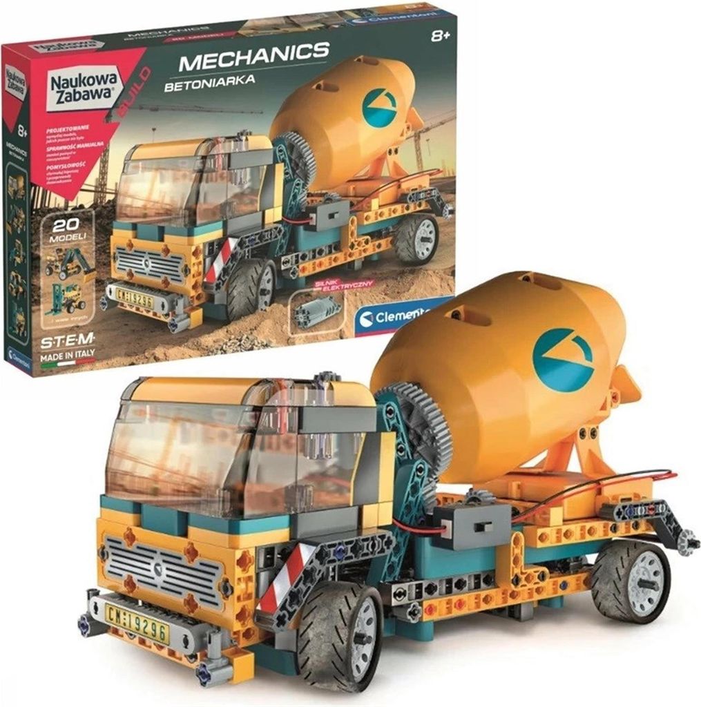 CLEMENTONI Science&Play Mechanisches Labor Betonmischer 50807