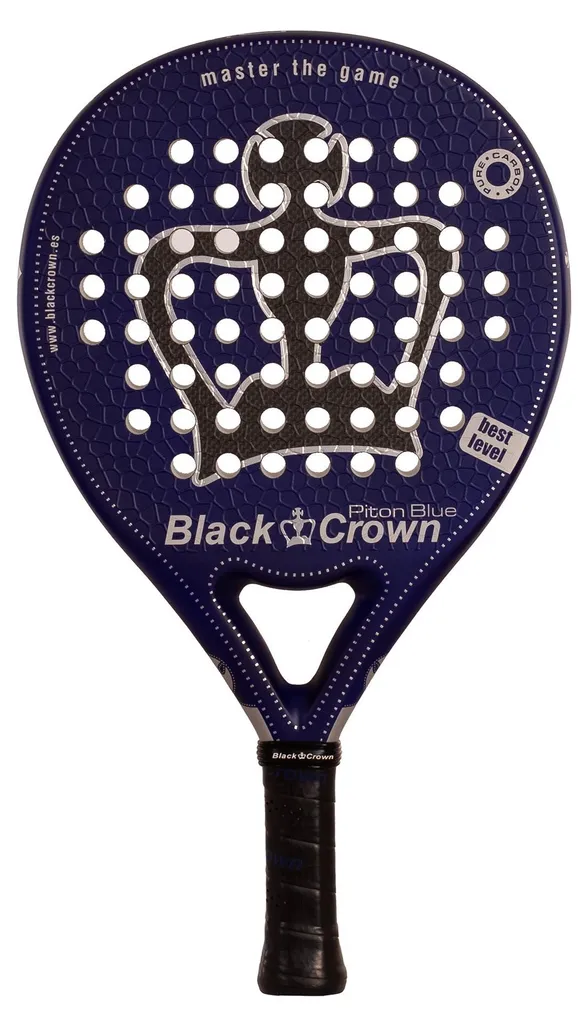 Raquette de Padel Black Crown Piton Idéale pour Contrôle et Précision