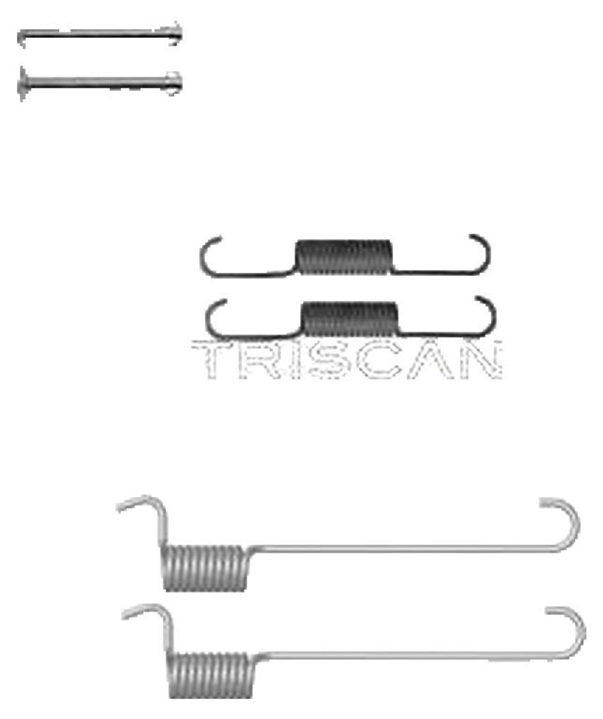 Zubehörsatz Feststellbremsbacken TRISCAN IAM-Expertise für NISSAN X-TRAIL