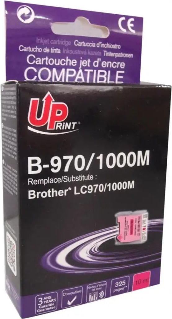 Tintenpatrone UPRINT LC970, LC10000 BROTHER, Magenta