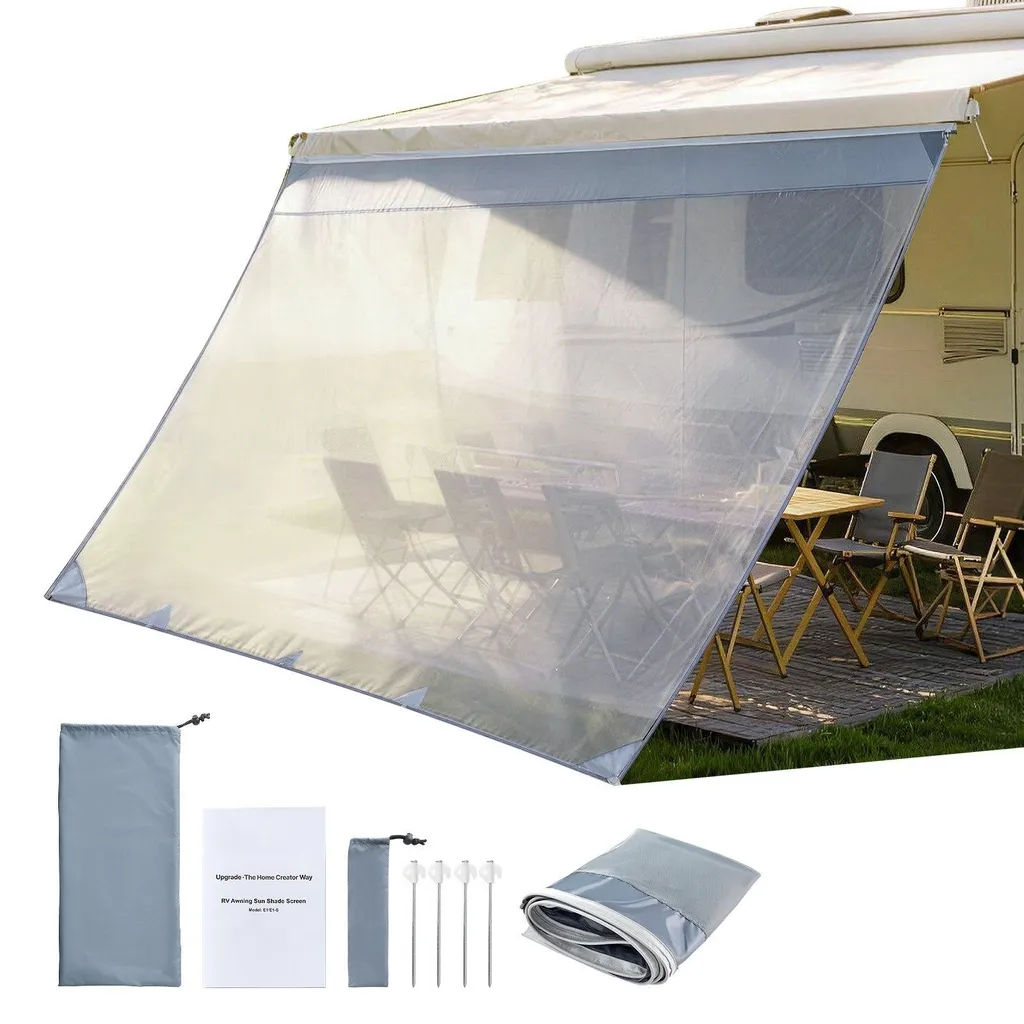 Pare-soleil respirant pour auvent de caravane et camping-car 2x3,3 m