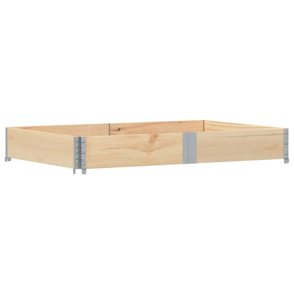 vidaXL Telaio per Pallet 150x100 cm in Legno Pino Massiccio per Orto e Magazzino
