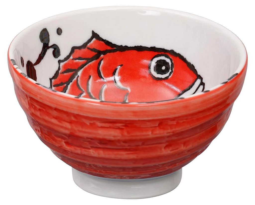 Tokio Design Studio gemischte Schalen Snapper, rot, 11,2 x 7,2 cm