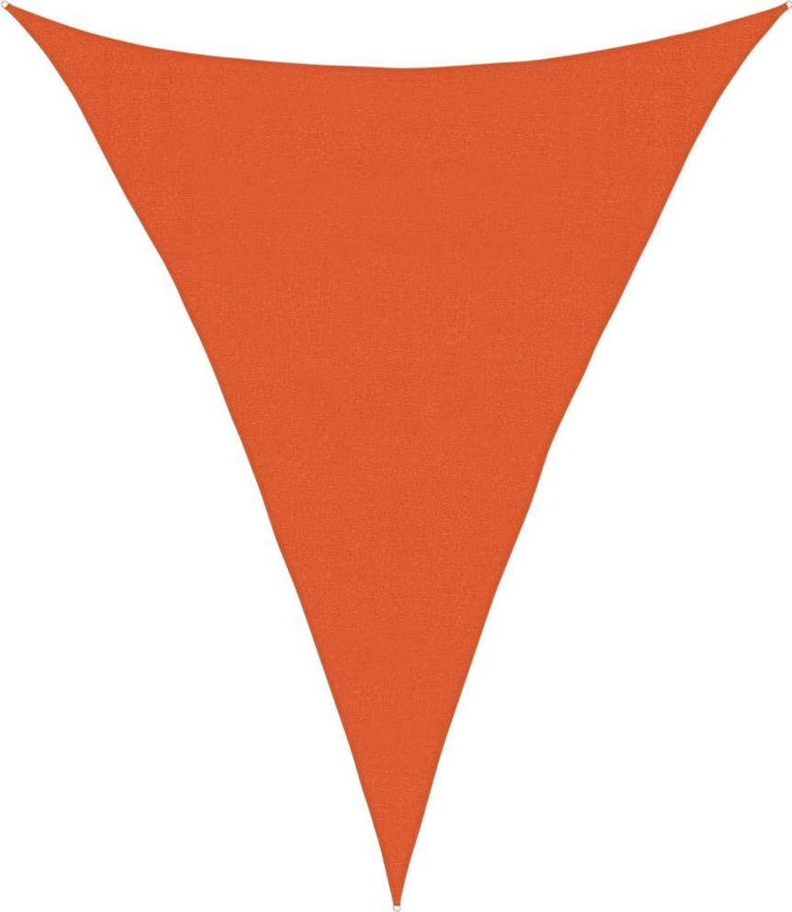 Sonnensegel 160 g/m² Dreieckig Orange 3x4x4 m HDPE Produktbild 