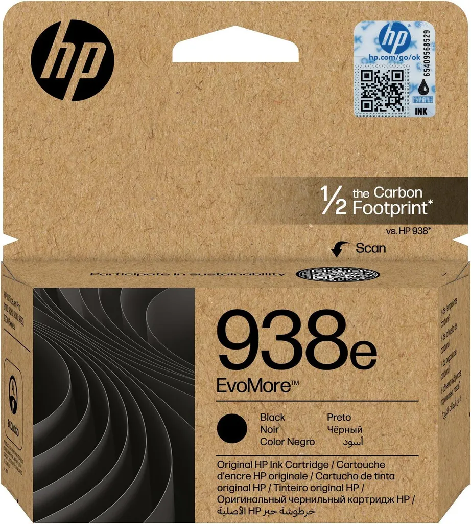 Inchiostro HP 938e EvoMore Nero: La Soluzione per Stampe Infinite - 1