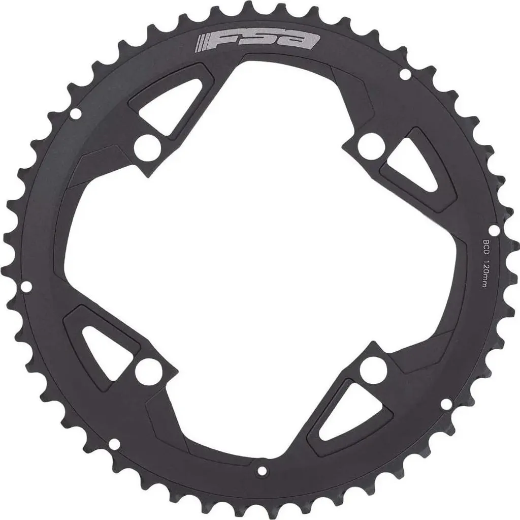 Plateau FSA Gossamer Pro 2x 120 BCD 48 dents noir pour vélo de route