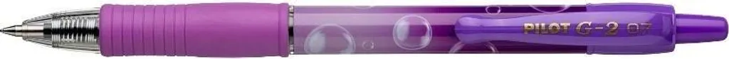 Pilot G2 Bubble Lot de 12 Stylos Gel Bleu avec Grip Confortable Rétractable
