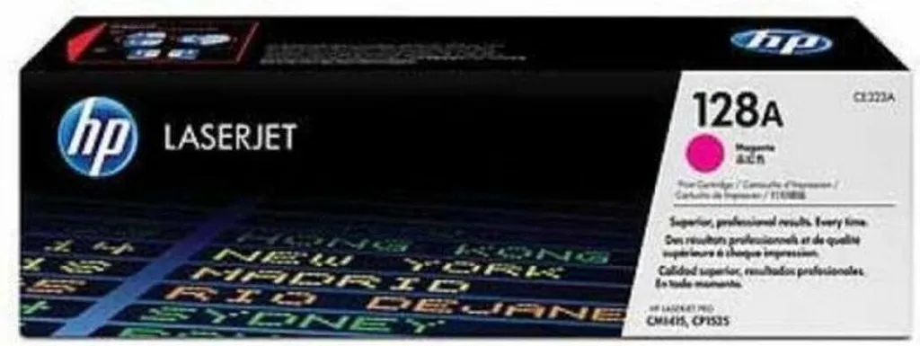 Évitez les Traces avec le Toner HP CE323A Jaune Magenta pour LaserJet Pro