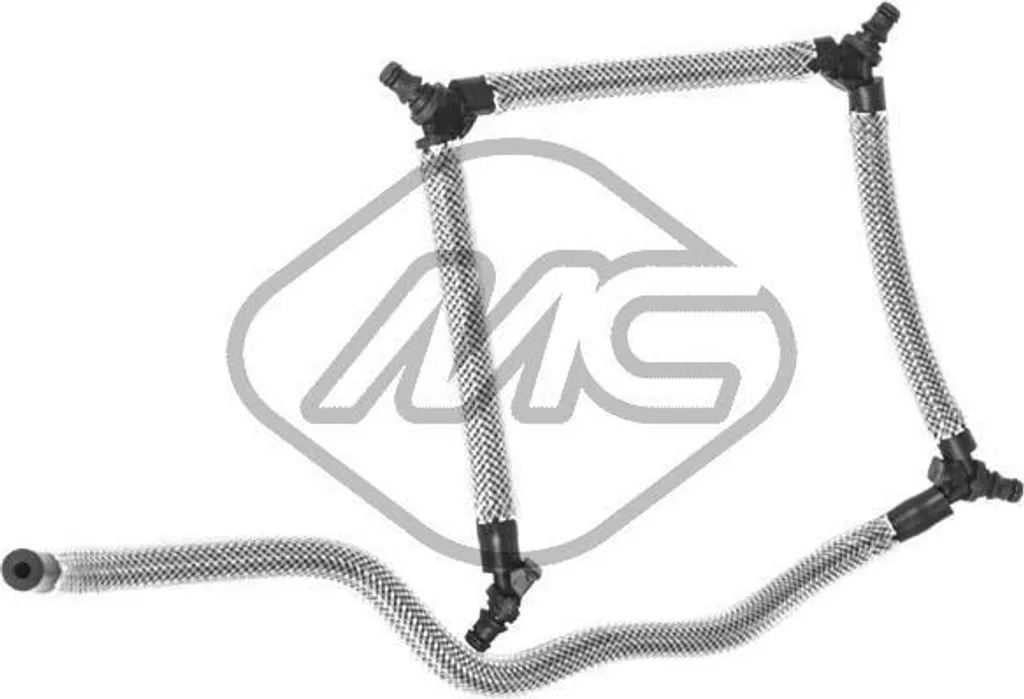 Tuyau de carburant Metalcaucho 92221 OE 30725838 pour Volvo V70 et S80