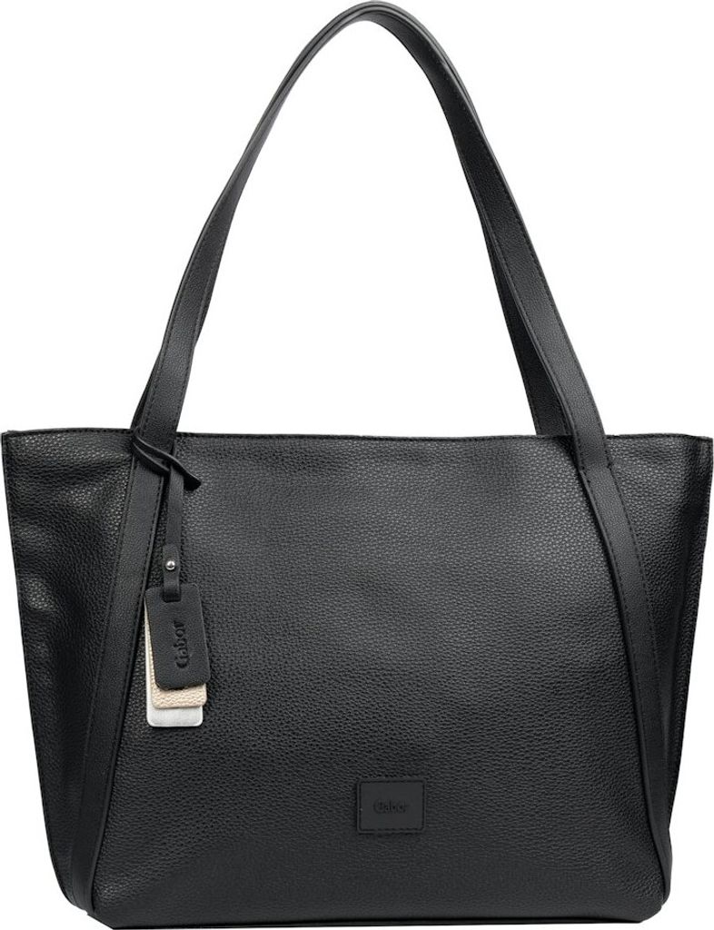 Gabor Handtaschen Elfie, Zip shopper L, black, Schwarz