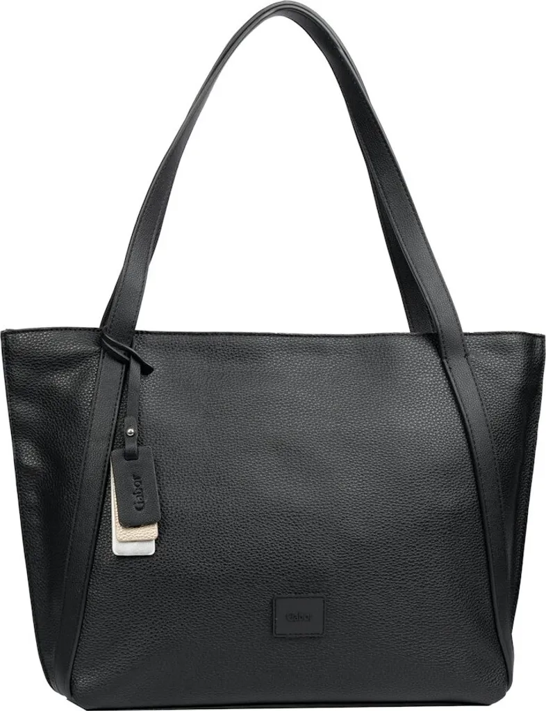 Offerta Borsa Gabor Elfie Shopper L Nera | Grande Capacità con Zip