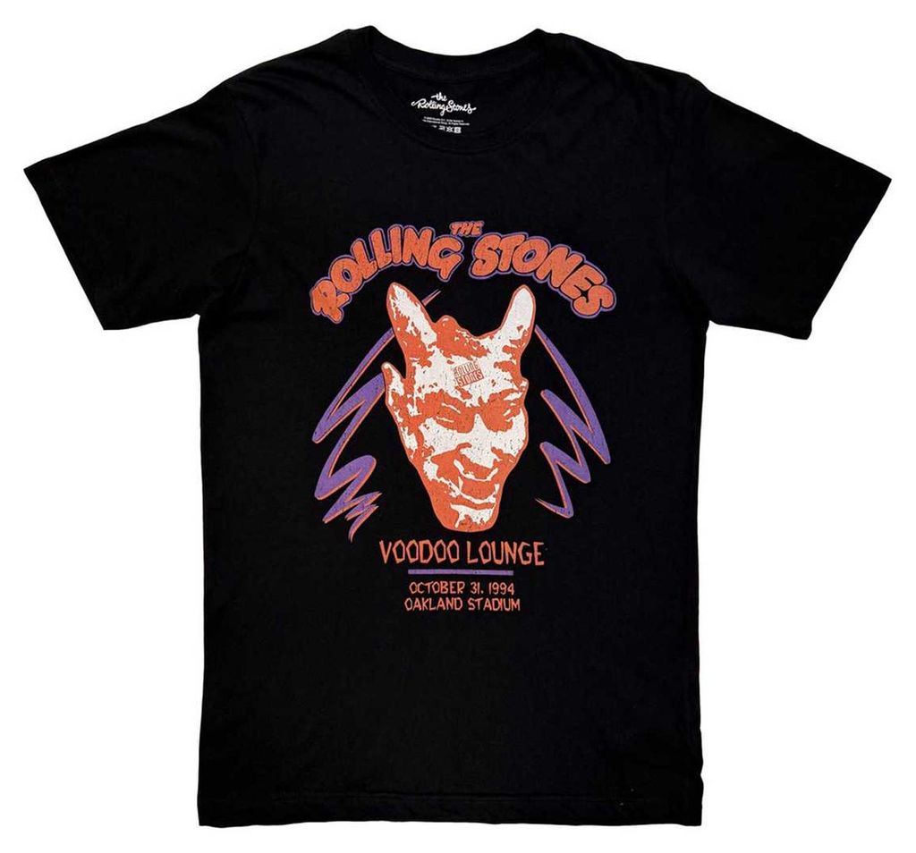 The Rolling Stones - "Voodoo Oakland Stadium" T-Shirt für Herren/Damen Uni RO16194 (M) (Schwarz)