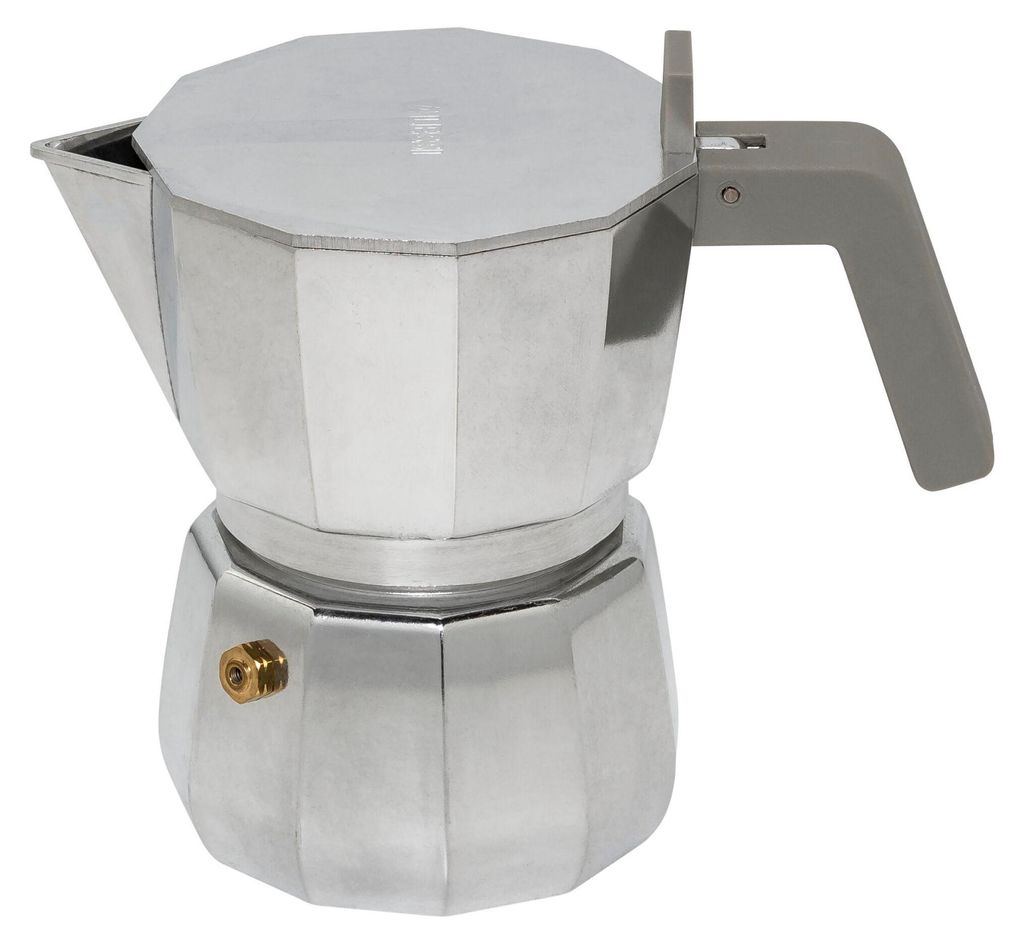Alessi Mokka Espressomaschine DC06/3 silber