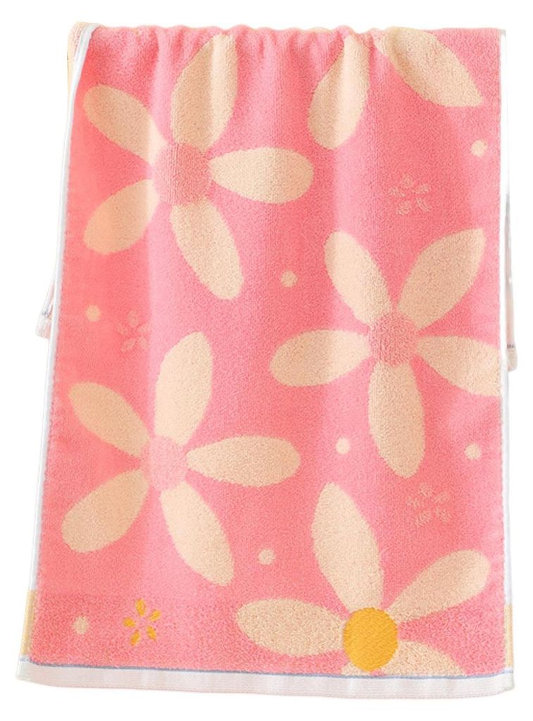 Geblümtes Badetuch, weiches, saugfähiges Handtuch aus Baumwolle, schnelltrocknend, Waschlappen, Badezimmerhandtuch für Gesicht, Spa, Küche, Fit...
