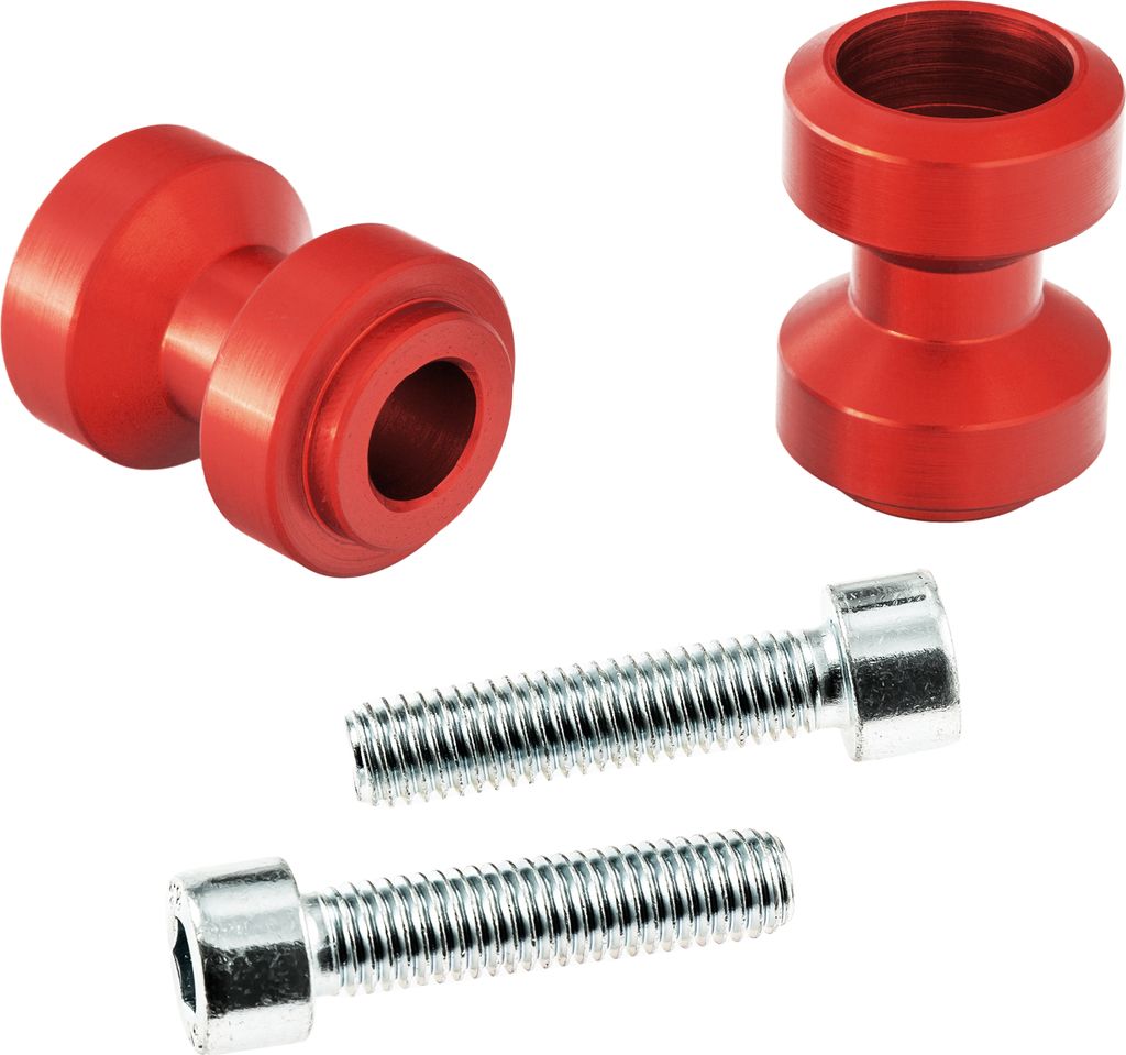 Bobbins / Racingadapter Montageständer M10 rot (mit Distanzhülse)