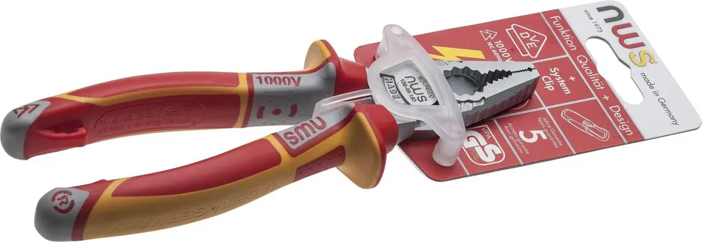 Pinza Combinata NWS 180mm CombiMax VDE | Qualità Solingen Originale - 2