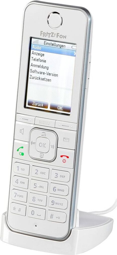 AVM FRITZ!Fon C6 DECT-Telefon Anrufer-Identifikation Weiß Produktbild 20