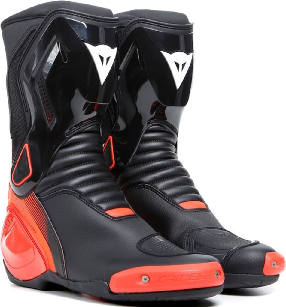 Dainese Nexus 2 Motorradstiefel Herren schwarz / fluo-rot 40