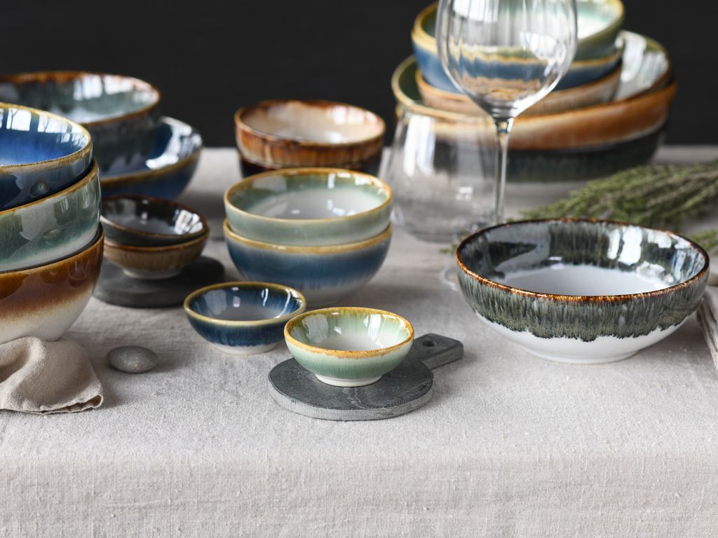 CreaTable, 24225, Cascade Bunt, Bowl Set 12-tlg, Steinzeug Produktbild 3