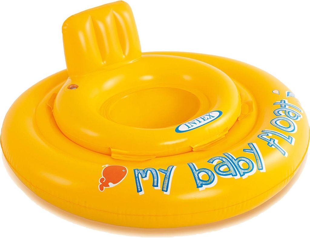 Bouée gonflable pour bébé - INTEX - Jaune - Dès 6 mois - Image du produit 