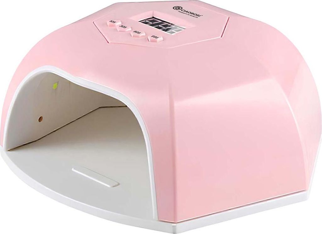 Avizar, UV Nagellampe 20W 42 LED mit digitalem Display, Weiß / Rosa