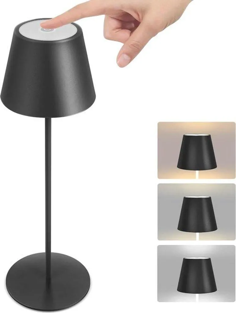Luminaire de jardin sans fil pour terrasse et bar avec variateur LED